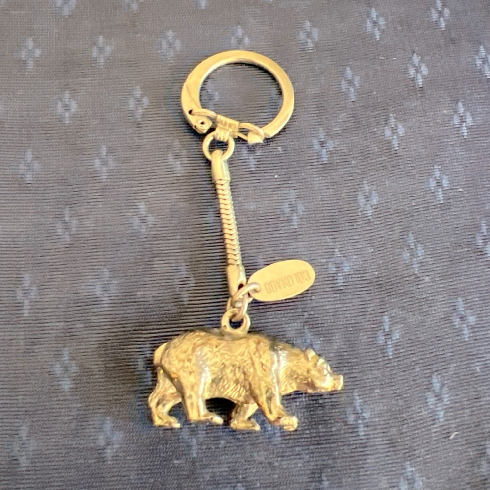 Vintage MAFCO Colorado Small Bear Keychain Made In USA